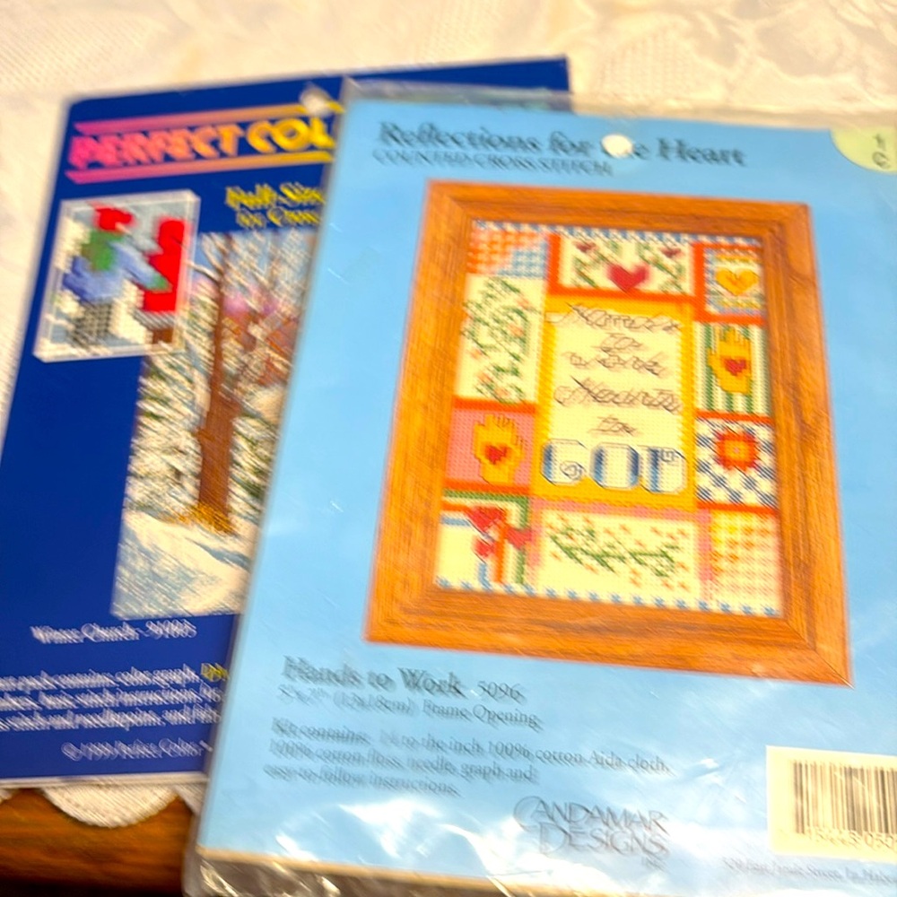 VTG set of 2 patterns for cross stitch
